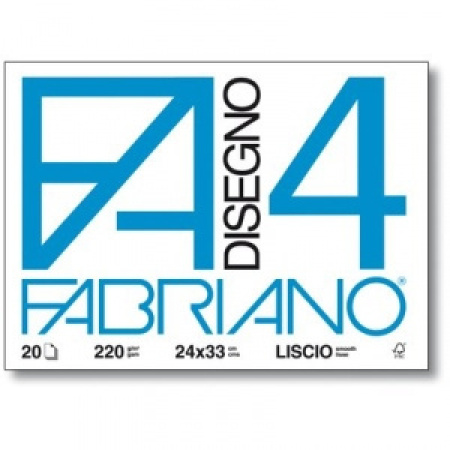 ALBUM FABRIANO F4 c/angoli 24x33 20fg RIGATO (SQUADRATO)  220gr