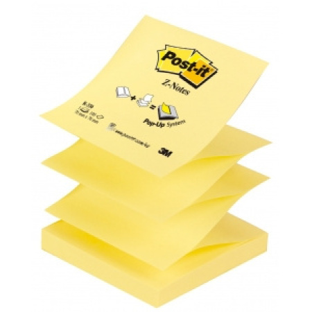 BLOCCO Post-It  Z-NOTES 076x076 -R330NR12  NEON 100ff