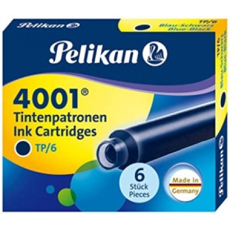CARTUCCE STILO  PELIKAN  -TP/6-  BLU    -ATM01-