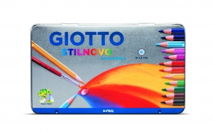 PASTELLI   LEGNO   Giotto  STILNOVO ACQUARELL - 12colori  (256200)