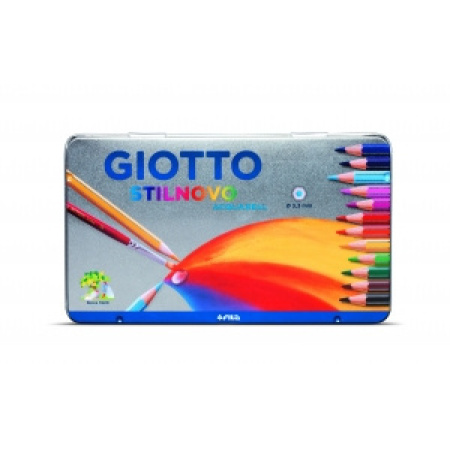 PASTELLI LEGNO Giotto  STILNOVO ACQUARELL - 12colori  (256200)
