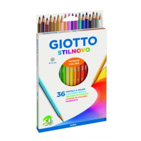 PASTELLI LEGNO Giotto  STILNOVO - 36 colori  (256700)