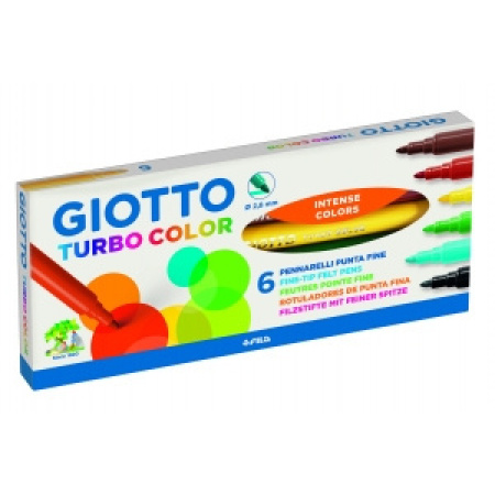 PENNARELLI DISEGNO Giotto TURBO COLOR  conf.6pz    -415000-