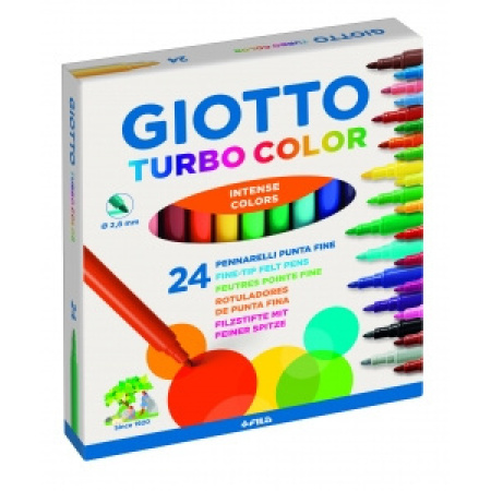 PENNARELLI DISEGNO Giotto TURBO COLOR  conf.24pz     -417000-