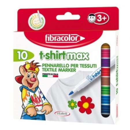 PENNARELLI DISEGNO Fibracolor T-SHIRT MAX conf.10 colori