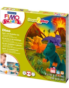 *Fimo - PASTA DA MODELLARE Kids   SCATOLA   GIOCO Dinosauro****