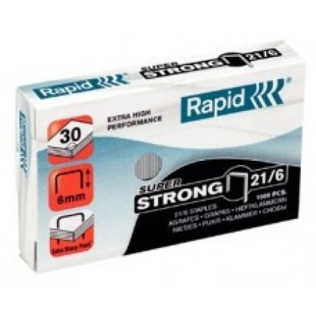 PUNTI PER CUCITRICE S21 - 21/6mm STRONG  - Rapid